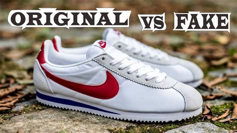 original nike cortez shoes vs fake|how to spot nike cortez's.